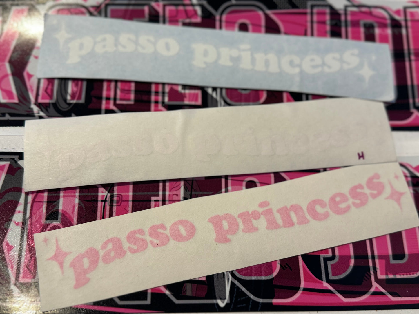 Passo Princess Sticker